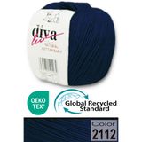 Diva İplik Premium Amigurumi Ipi Punch (Panç) Bebe Soft Cotton 50 gr Örgü Pamuk Ip - Lacivert