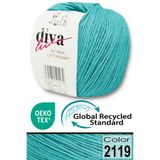 Diva İplik Premium Amigurumi Ipi Punch (PANÇ) Bebe Soft Cotton 50 gr Örgü Pamuk Ip - Mint Yeşili