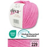 Diva İplik Premium Amigurumi Ipi Punch (PANÇ) Bebe Soft Cotton 50 gr Örgü Pamuk Ip - Pembe