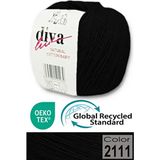 Diva İplik Premium Amigurumi Ipi Punch (Panç) Bebe Soft Cotton 50 gr Örgü Pamuk Ip - Siyah