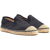 Divarese Dıvarese Men's Navy Linen Espadrilles - Lacivert