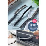 DİVAYS 3 Adet Çok Amaçlı Multi Ince Temizlik Fırçası Derz Arası Banyo Mutfak Lavabo Detay Temizleme Fırçası