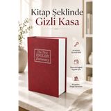DİVAYS Kitap Şeklinde Gizli Kasa Anahtarlı Sözlük Para Kumbarası 1 Adet