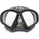Dive Mask Mc 15 Iki Camlı Düşük Hacimli, Revo Ayna Efekti Lensli Dalış Maskesi - Siyah