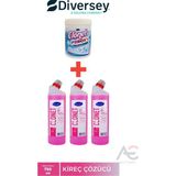 Diversey 4'lü Temizlik Paketi 3 Adet Extra Banyo Temizleyici + 1 Adet Beyazlar Için Leke Çıkarıcı