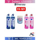 Diversey Clonet 5'li Set Temizlik Paketi 1 Mutfak Yağ Çözücü + 2 Banyo + 2 Tuvalet Temizleyici - 750 ml