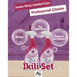 Diversey Clonet Extra Spray 750 ml 2'li Paket Banyo Kireç Sökücü - Siyah Evye Ve Armatür İçin Uygun