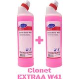 Diversey Clonet Extra W41 Kireç Sökücü Çözücü En Etkili Ürün Otel Versiyonu 750 ml x 2 Adet