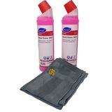 Diversey Clonet W41 Extra 2 Adet ve D-Fit Sihirli Banyo Bezi 1 Adet 40*60 cm Gri - 750 ml