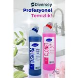 Diversey Taski Clonet Extra 750 Ml. Kireç Sökücü Banyo Temizleyici + Taski R6 Güçlü Tuvalet Temizleyici 750 Ml (2'li Paket)