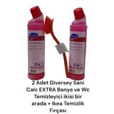 Diversey Taskı Sani Calc Extra Banyo Ve Tuvalet Temizleyici Kireç Çözücü 2 Ad. Ikea Temizlikfırçası