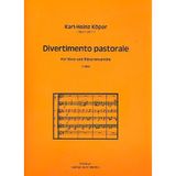 Divertimento pastorale : für Oboe, 9 Bläser und Kontrabass Partitur und Stimmen