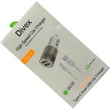 Divex 2.4 Amper 12W DUAL Araç Şarj Cihazı gri DA-302