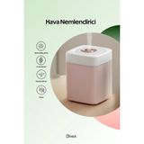 Divex 3l Çift Sprey Ultrasonik Hava Nemlendirici Buhar Makinesi – Aroma Difüzörlü - Pembe