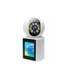 Divex CM-16 5MP HD Ekranlı Çift Yönlü Görüntülü Görüşme Özellikli Bebek ve Güvenlik Kamerası, Beyaz