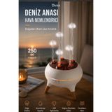 Divex Deniz Anası Tasarımlı 250 ML LED Işıklı Aromaterapi Hava Nemlendirici