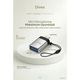 Divex IPhone Lightning to USB 3.0 OTG Veri Aktarım Çevirici Dönüştürücü Adaptör