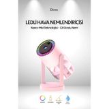 Divex Projektör Tasarımlı Hava Nemlendirici - Ayarlanabilir Eğilimli RGB Ledli Buhar Makinesi