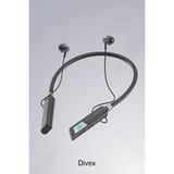 Divex Sport Pro Boyun Bantlı Bluetooth Kulaklık - Manyetik Başlıklı, Ter Geçirmez, HD Ses, Siyah
