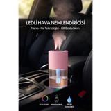 Divex Ultrasonik Hava Nemlendirici Buhar Makinesi & Aroma Difüzörü, Işıklı, Aromatik Koku Verici - Pembe