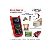 DİVİSAT Görüntülü Hd Uydu Yön Bulucu + 2 Metre Özel Test Kablosu + 2 Adet L Tipi Kolay F Çevirici