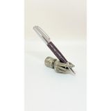 Divitpen DD2078 Silver Brownleather Tükenmez Kalem