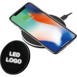 Divitpen Ethereal Charge: LED Işıklı Kablosuz Şarj Aleti - Standart - Siyah