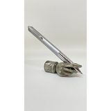 Divitpen Silver Matte Twist Tükenmez Kalem - Açık Gümüş