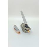 Divitpen Slass Silver Gold Roller Kalem