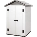 Divona Home Bandy 120 2p Bahçe Depolama Kulübesi - Beyaz - Gri