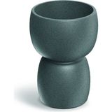 Divona Home Duala Round Plastik Bahçe Saksı (Ø30 Cm)