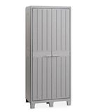Divona Home Florida Xl Bahçe Depolama Dolabı (g:78 , D : 46 , Y: 182 Cm ) Gri