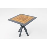 Divona Home Grandy Bahçe Balkon Masası ( 100 x 100 Cm) - Antrasit