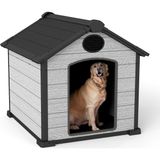 Divona Home Kedi ve Köpek Kulübesi - Açık Gri - Siyah