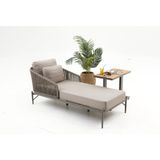 Divona Home Mono Tekli Modern Şezlong - Cappucino