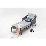 Divona Home Mono Tekli Şezlong - Antrasit