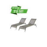 Divona Home Next Kolsuz Şezlong Set (2 Adet)