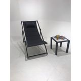 Divona Home Next Mini Pedli Katlanabilir Şezlong - Antrasit