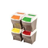 Divona Home Poker Plus Çok Amaçlı Saklama Kutusu (4'lü Set) 40 (g) X 60(d) X 74(y) Cm Çok Renkli