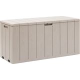 Divona Home Toomax Bravo 270 Bahçe Depolama Sandığı (117,5 cm x 45 cm x 56 cm ) - Natürel - Krem