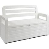 Divona Home Toomax Forever Spring Fonksiyonel Bahçe Depolama Sandığı ve Bench - Beyaz