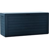 Divona Home Woodebox Bahçe Depolama Sandığı (290 L-G 116, D 44, Y 55 cm ) - Antrasit