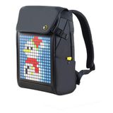 Divoom Backpack-S Pixel Art Youngsters LED Animasyon Teşhir Çantası, Uygulama Kontrollü, Koyu Mavi, Koyu mavi, S, Gündelik