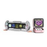 Divoom Ditoo Pro Pembe Bluetooth Hoparlör ve Times Gate Dijital Led Ekran Seti