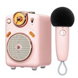 Divoom Fairy-2 Pembe Karaoke Mikrofonlu FM Radyolu Bluetooth Hoparlör