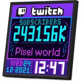 Divoom Pixoo-64 14 inç Wifi Kontrollü Animasyonlu Dijital Fotoğraf Çerçevesi 64x64 Piksel