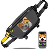 Divoom Pixoo Pixel Art Sling Bag Göğüs Çantası, Sırt Çantası, Omuz Çantası, Uygulama Kontr - Çok Renkli