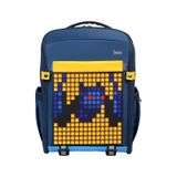 Divoom Pixoo S Mavi LED Ekranlı APP Kontrollü Akıllı Su Geçirmez Laptop Sırt Çantası-15-15.6" Mavi