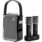 Divoom SongBird-HQ Siyah Çift Karaoke Mikrofonlu Bluetooth Hoparlör