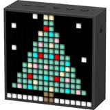 Divoom Timebox Evo Siyah Bluetooth Hoparlör 98.5x98.5x38 mm Boyutları ile 6 Saat Müzik Çalma Süresi